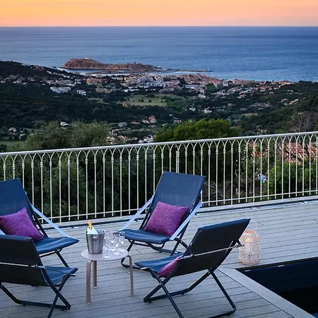 别墅 Santa-reparata-di-balagna Sleeps 12 With Pool Air Con And Wifi *